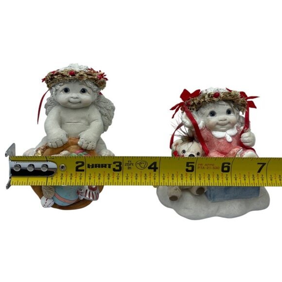 VTG Dreamsicles Collectible Christmas Figurines Lot Of 2 Open Me First & Toyland - Picture 10 of 13